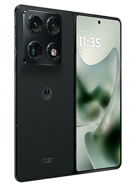 motorola razr fold front and back