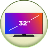 32 inch tv image