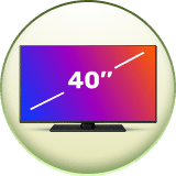40 inch tv image