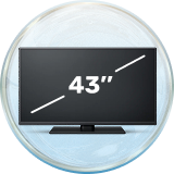 43 inch tv image
