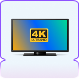 4k UHD TV image