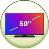 50 inch tv image