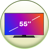 55 inch tv image