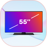 55 inch tv image