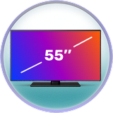 55 Inch TV image