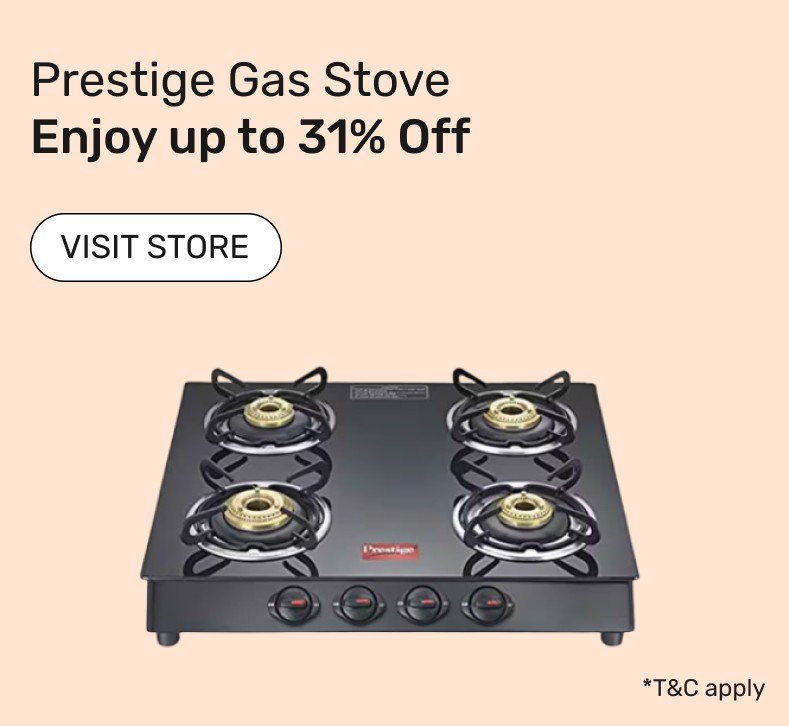 Prestige 4-burner gas stove