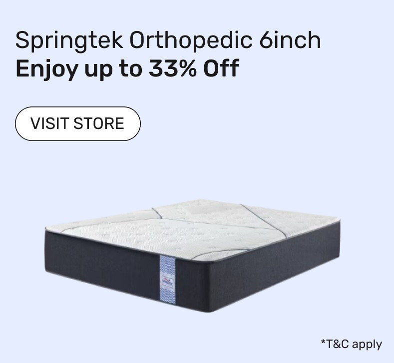 Springtek 6" ortho mattress