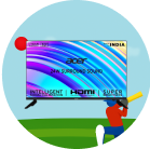 32 inch tv image
