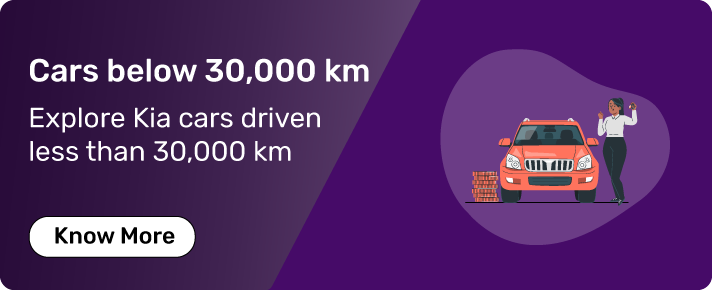 Cars below 30,000KM