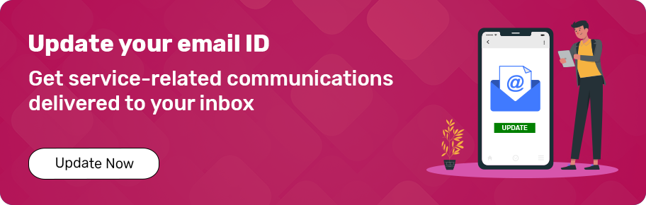 Update Email ID banner