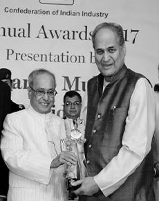 Rahul Bajaj receives the Lifetime Achievement award