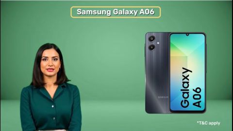 Stay classic with Samsung A06 64GB Black