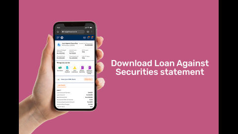 How to dowload your statement of account for a Loan Against Securities