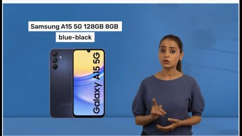 Try Samsung A15 5G 128GB 8GB blue-black