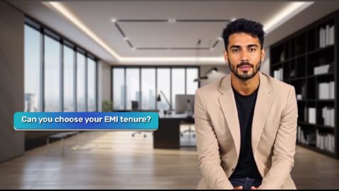 Can I choose my EMI tenure with Bajaj Finserv Insta EMI Card