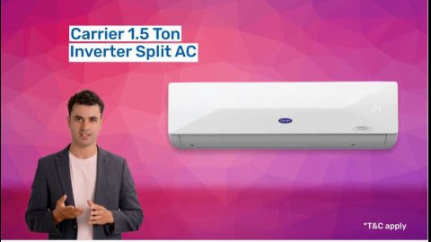 Carrier Split AC with energy-efficient cooling