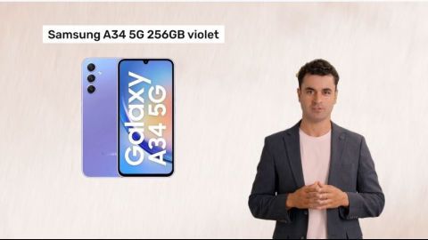 Try Samsung A34 5G 256GB violet