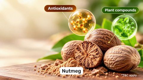 Health Benefits of Nutmeg (Jaiphal)