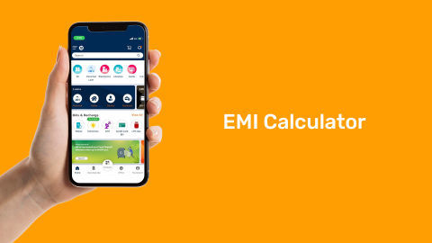 How to use the EMI Calculator