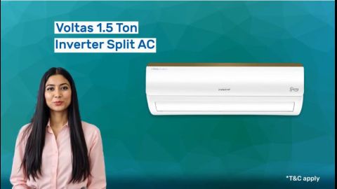 Upgrade to Voltas Inverter Split AC - White
