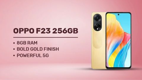 Go bold with OPPO F23 5G 256GB storage and 8GB RAM