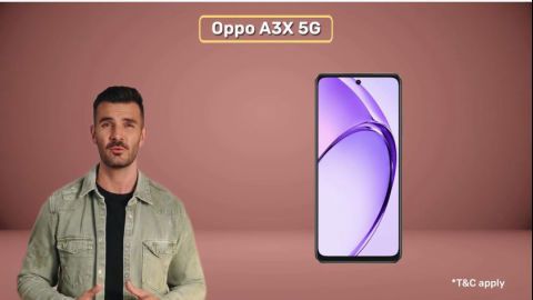 Dazzle on with OPPO A3X 5G 128GB Sparkle Black