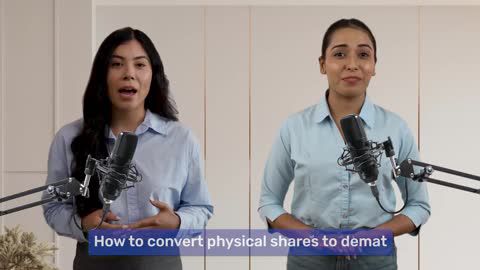 How to convert physical shares to demat