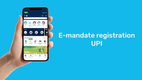 UPI के माध्यम से अपना ई-मैंडेट रजिस्ट्रेशन पूरा करें