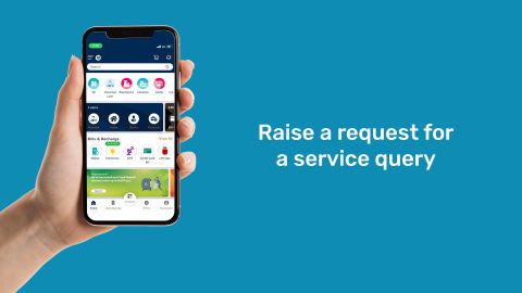 How to raise a request for a service query