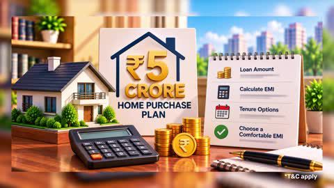 Home Loan up to Rs. 5 crore