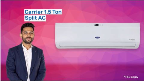 Carrier 1.5 Ton 5 Star Inverter