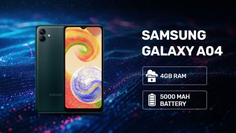 Get More Done with Galaxy A04's Power