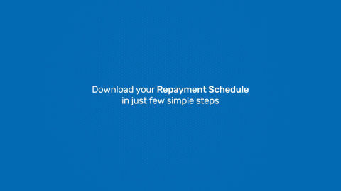 How to download repayment schedule in our customer portal - My Account