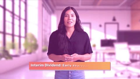 What is an interim dividend?