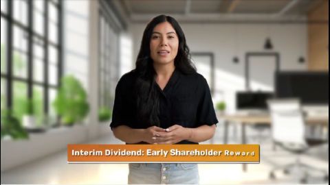 What is an interim dividend?