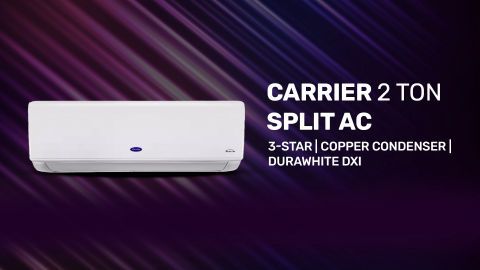 Stay cool with Carrier Durawhite Split AC