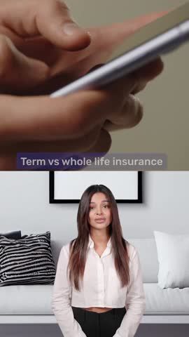 Term Life vs. Whole Life Insurance