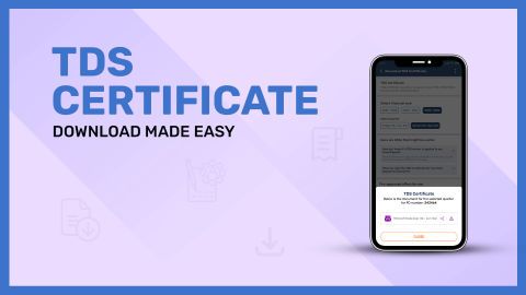 How to download TDS Certificate