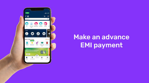 How to make an advance EMI payment