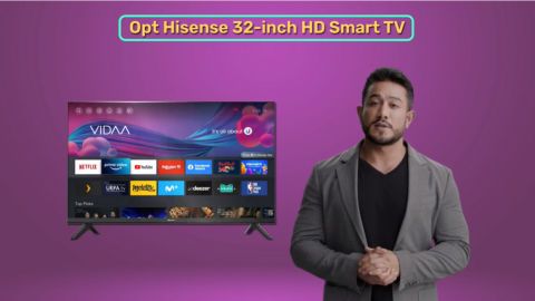 Check out the Hisense 32-inch HD Smart TV