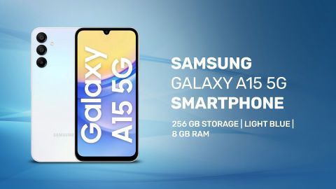 Cool vibes with Samsung Galaxy A15 5G Light Blue