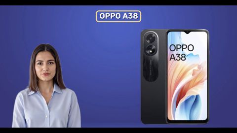 Level up with OPPO A38 Glowing Black