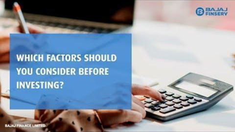 Investing Money? Top factors to consider before you invest