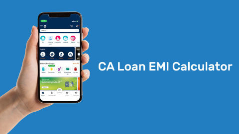 How to use our CA Loan EMI calculator
