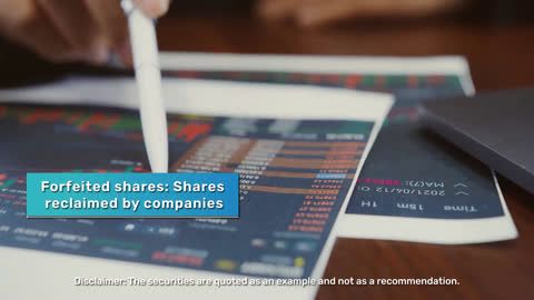 What is a forfeited share?