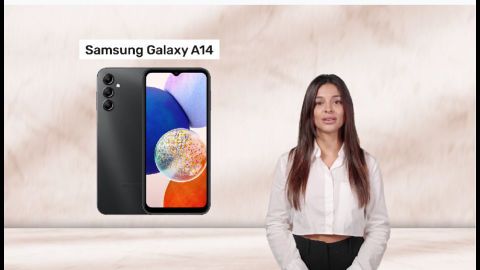 Get Samsung A14 64GB 4GB black