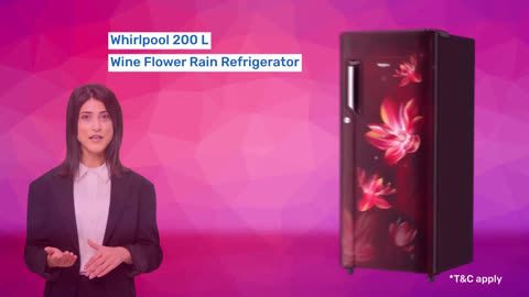 Own the 200L, 3-star Wine Flower Rain unit