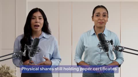 Convert physical shares to digital