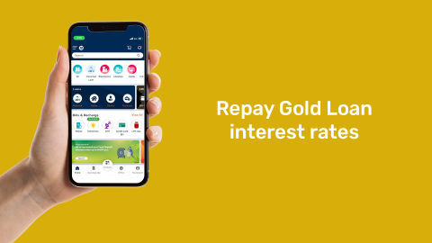 How to repay gold loan interest