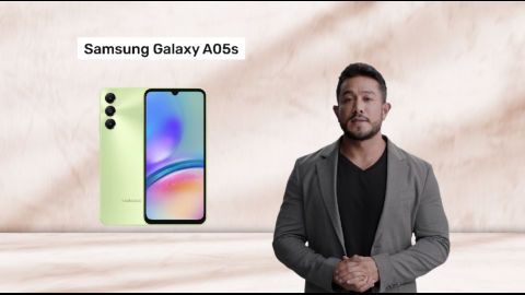 Get the powerful Samsung A05s 128GB lime 6GB